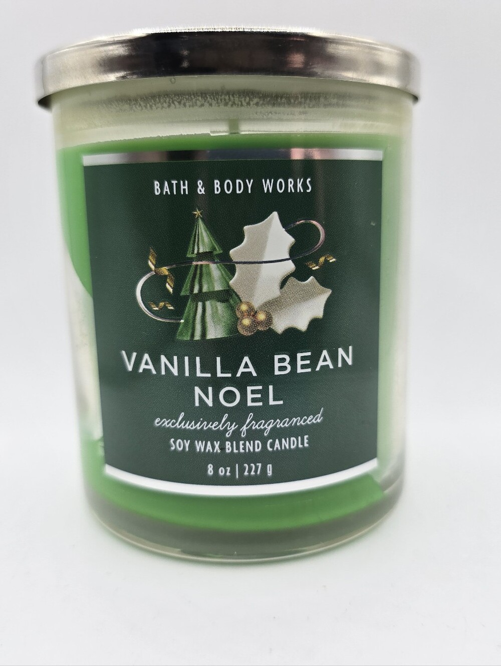 Bath & Body Works Vanilla Bean Noel Single Wick Candle Soy Wax Blend Exclusive - Picture 2 of 5